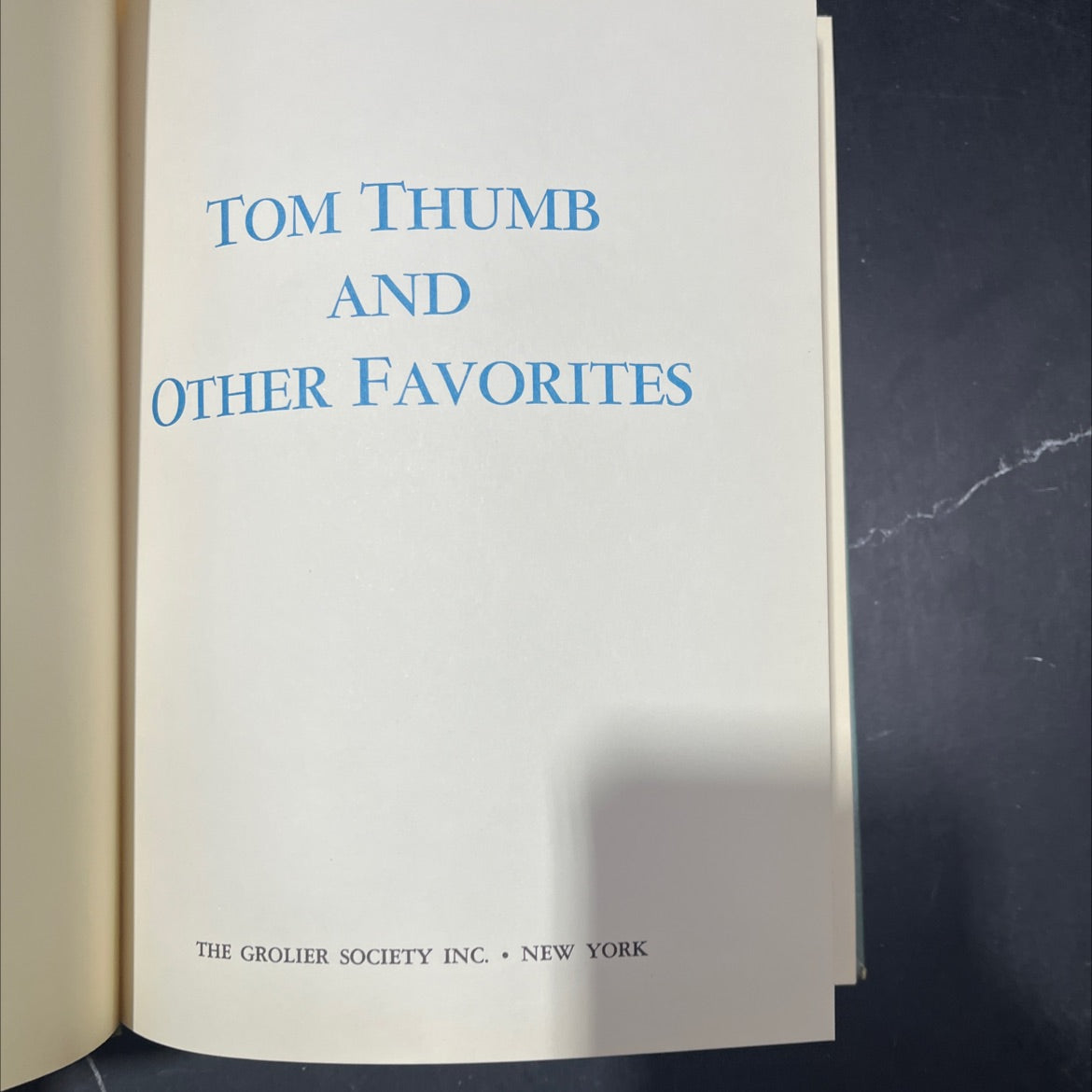 tom thumb and other favorites book, by unknown, 1967 Hardcover image 2