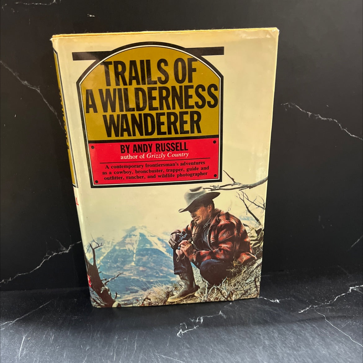 trails of a wilderness wanderer book, by andy russell, 1971 Hardcover image 1