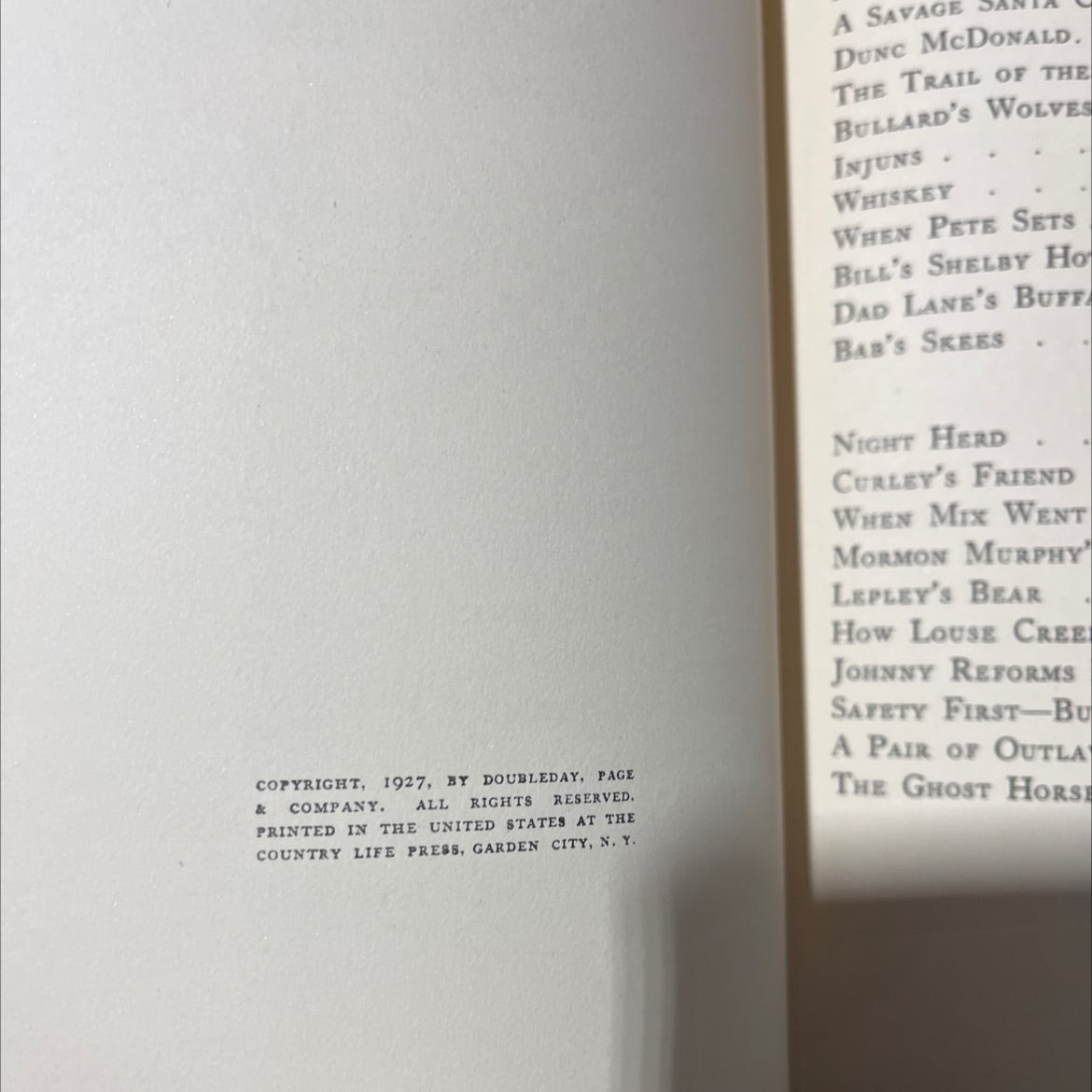 trails plowed under book, by charles m. russell, 1928 Hardcover image 3