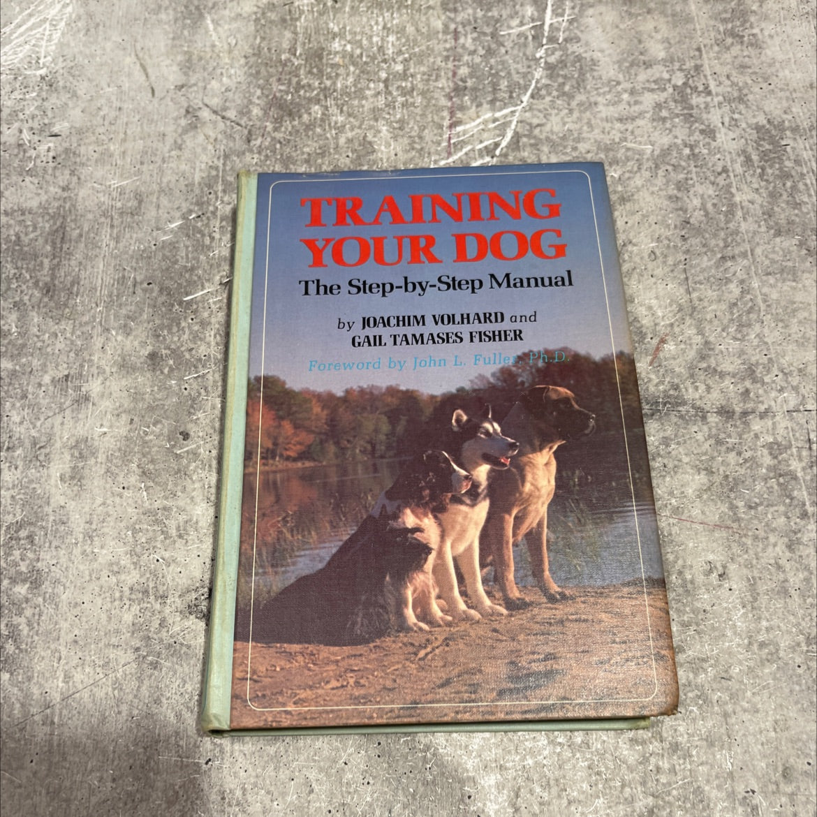 training your dog the step-by-step manual book, by joachim volhard, gail tamases fisher, 1983 Hardcover image 1