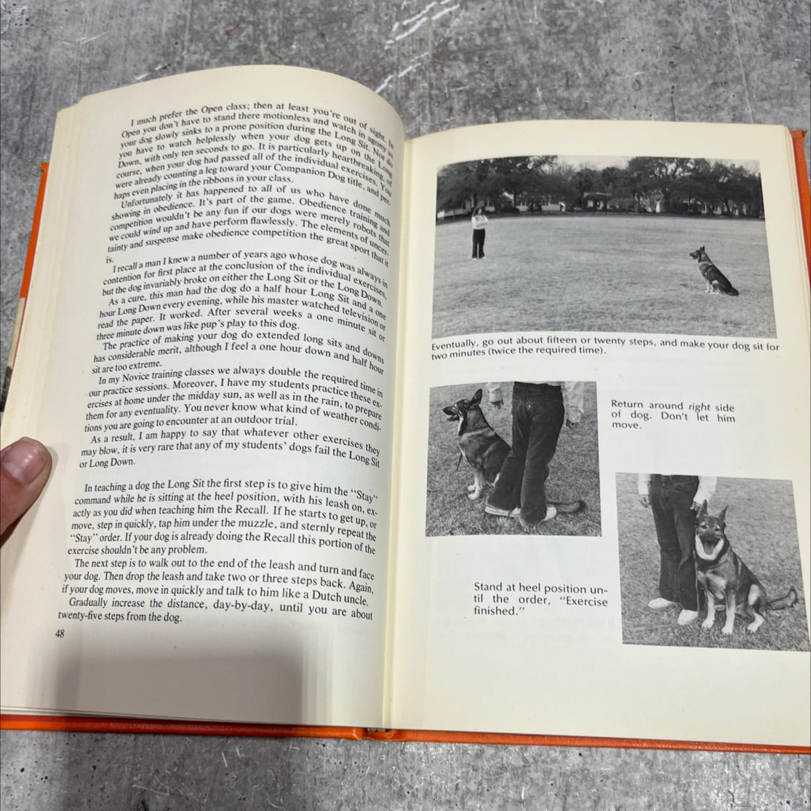 training your dog to win obedience titles book, by curt morsell, 1979 Hardcover image 4