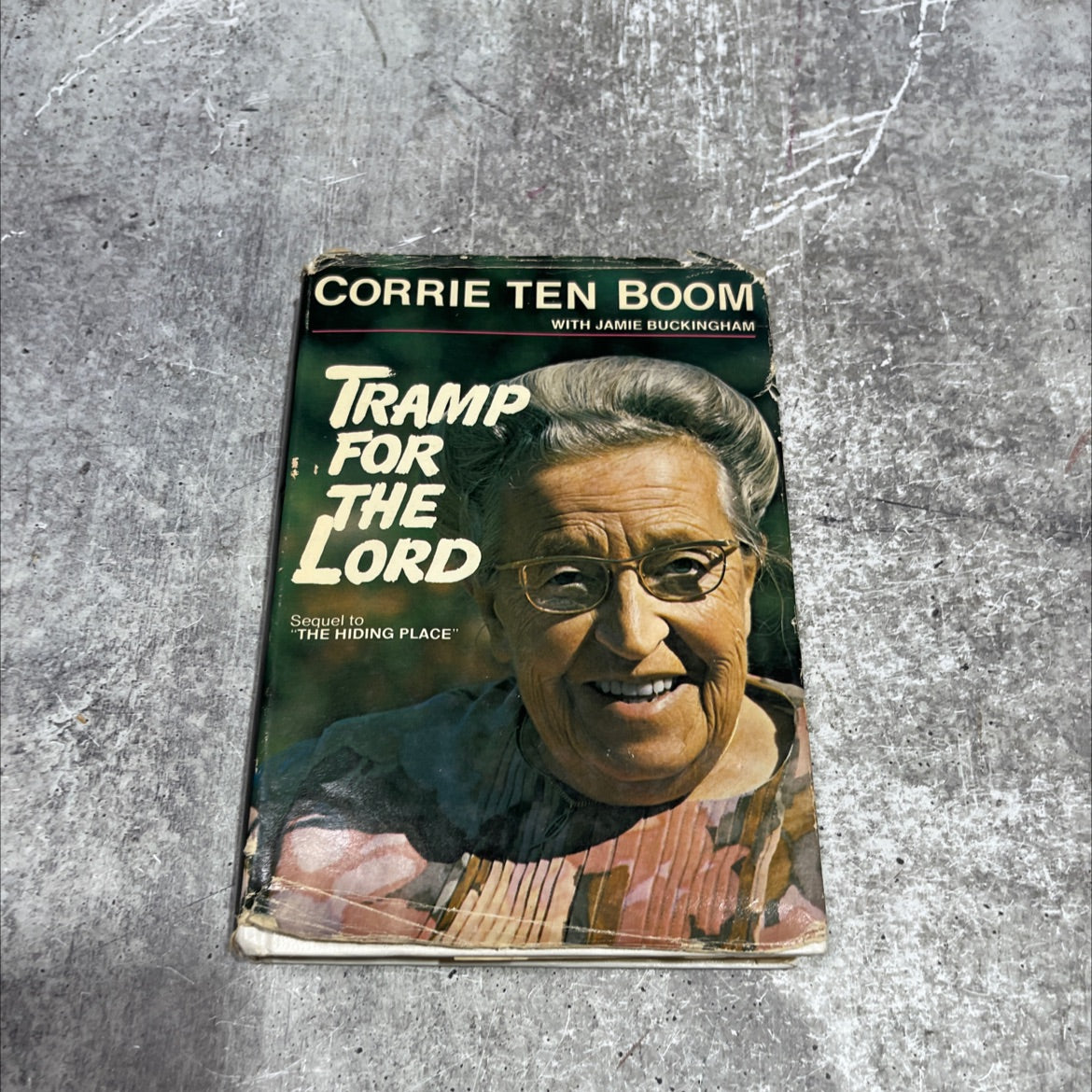 tramp for the lord book, by corrie ten boom, 1974 Hardcover image 1