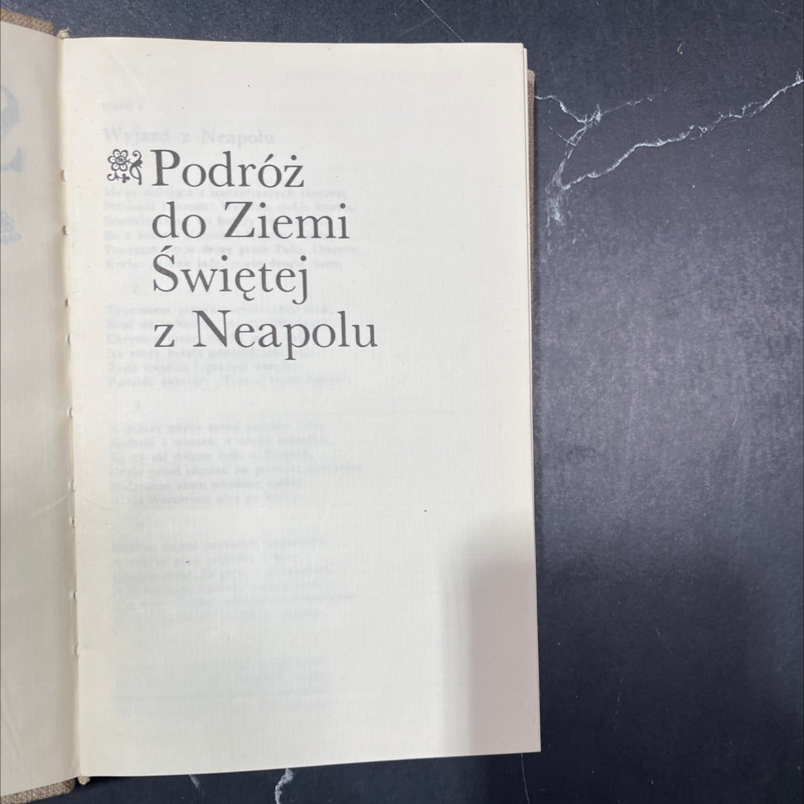 travel from naples to the holy land book, by Juliusz Słowacki, 1979 Hardcover image 2