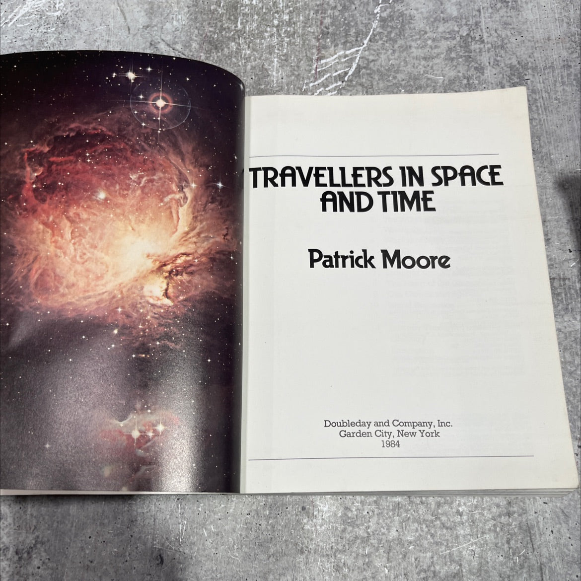 travellers in space and time book, by Patrick Moore, 1984 Paperback image 2
