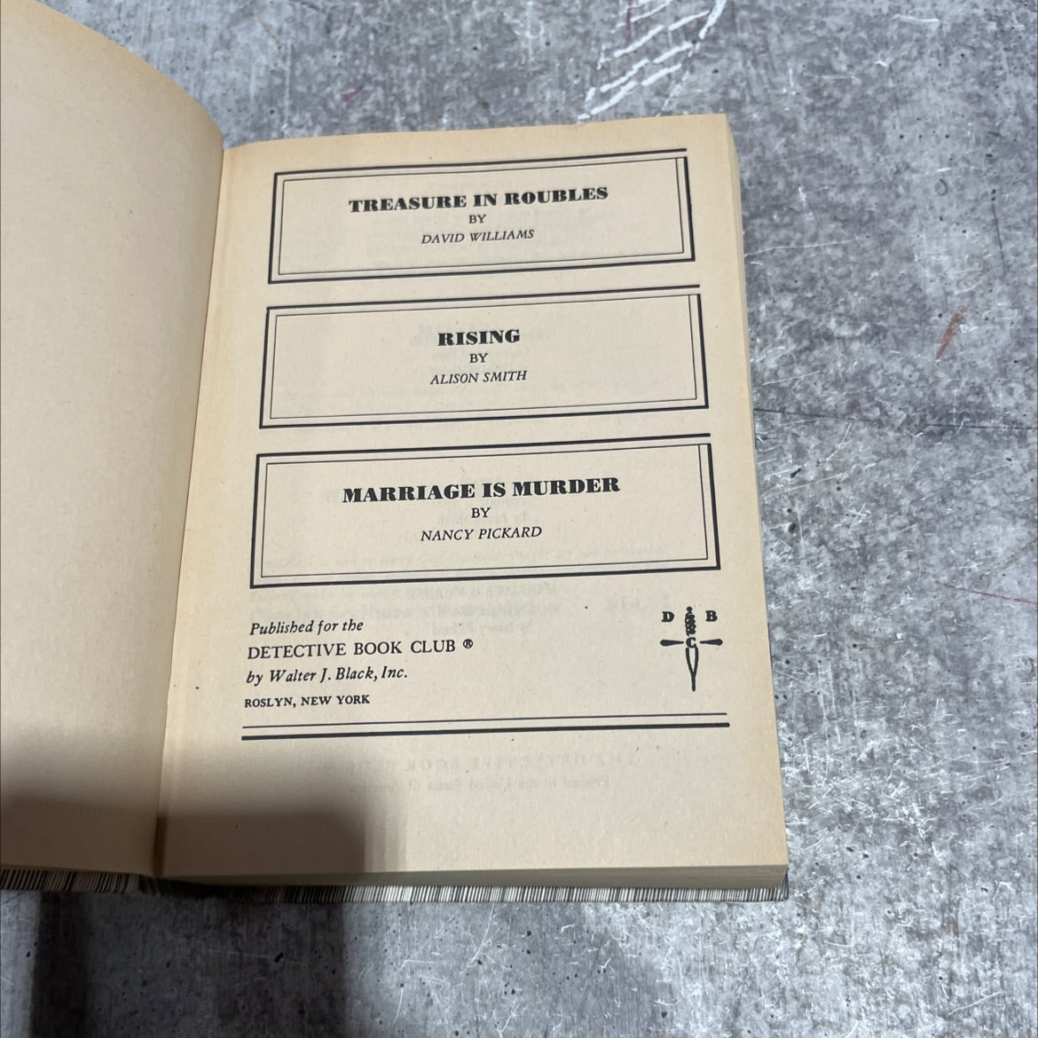 treasure in roubles book, by David Williams, 1986 Hardcover image 2