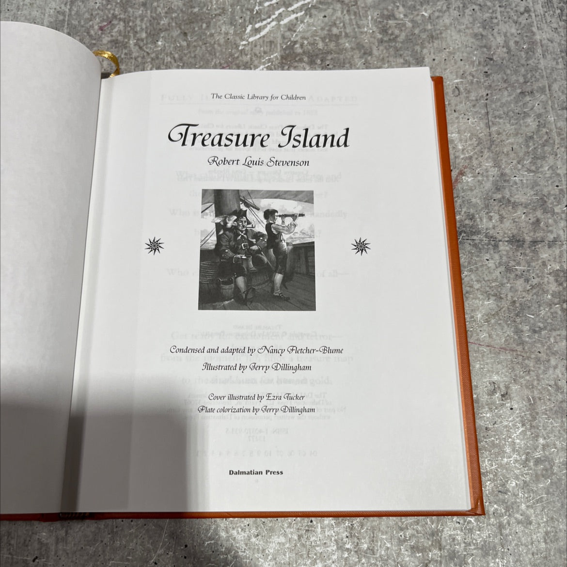 treasure island book, by robert louis stevenson, 2004 Hardcover image 2