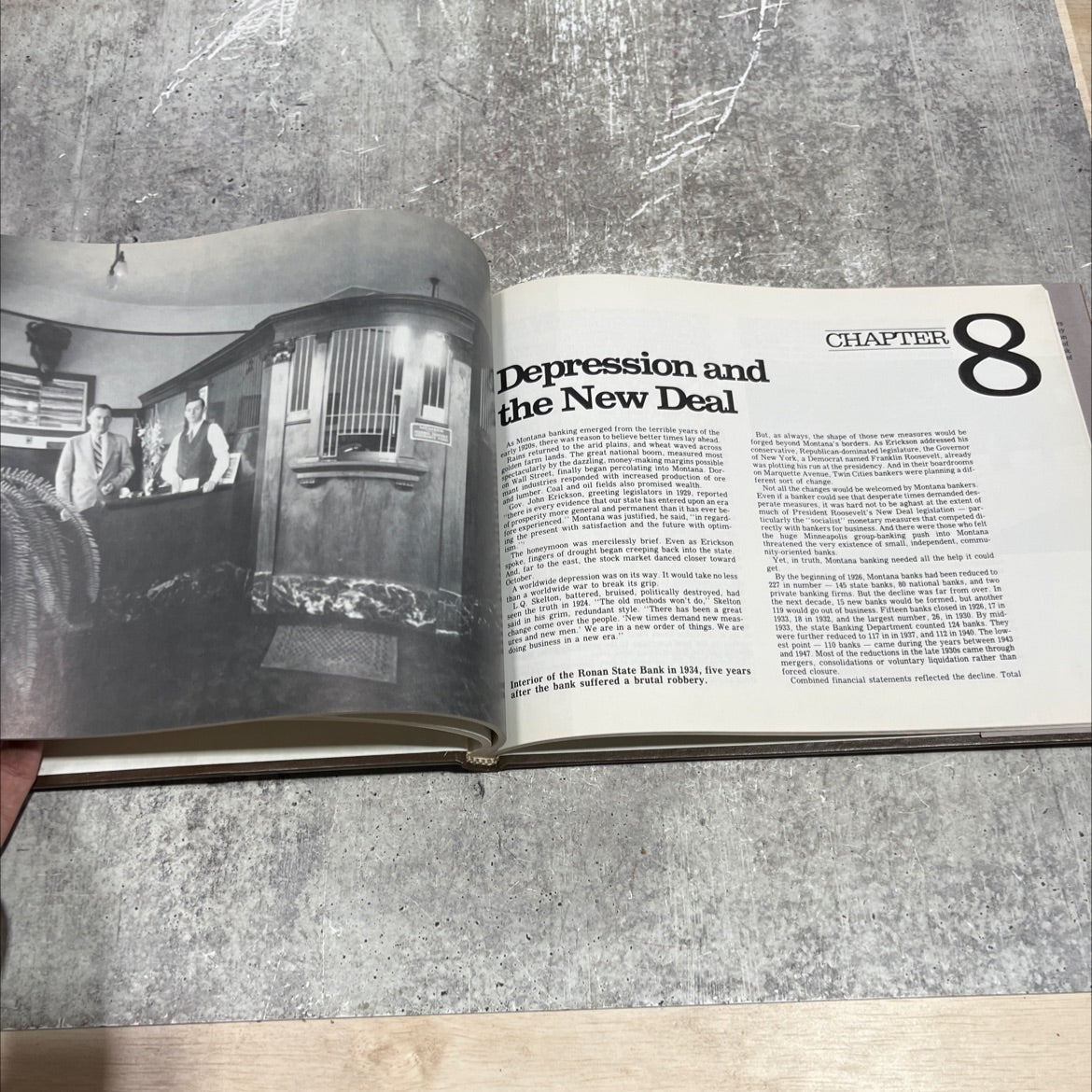 treasure state treasury montana banks, bankers, & banking 1864-1984 book, by Bill Skidmore, 1984 Hardcover image 4