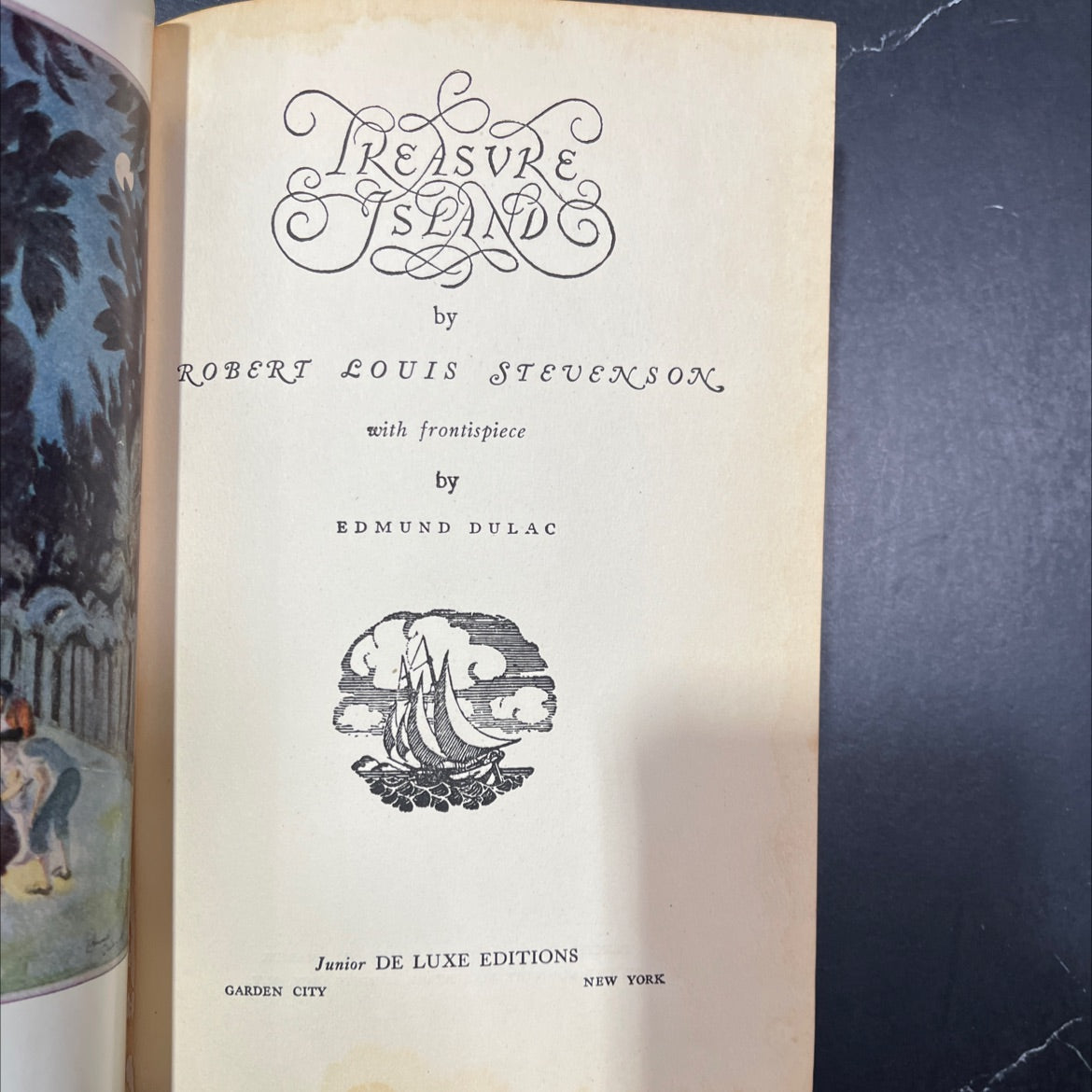 treasure book, by robert louis stevenson, 1970 Hardcover image 2