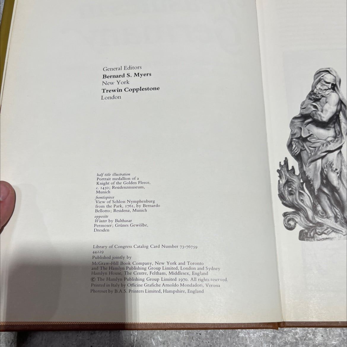 treasures in germany monuments, masterpieces, commissions and collections book, by unknown, 1970 Hardcover image 3