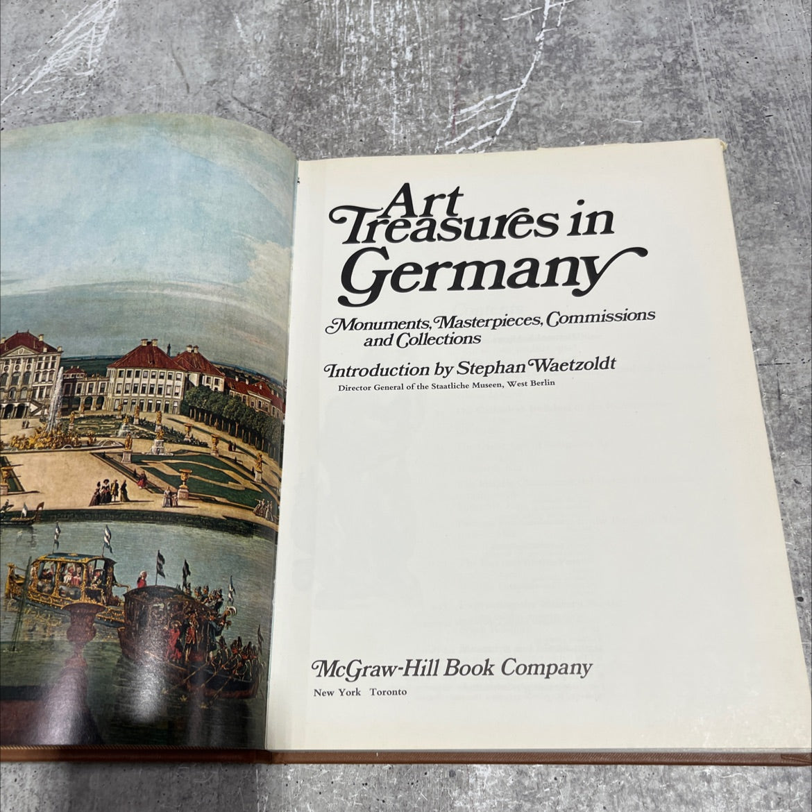 treasures in germany monuments, masterpieces, commissions and collections book, by unknown, 1970 Hardcover image 2