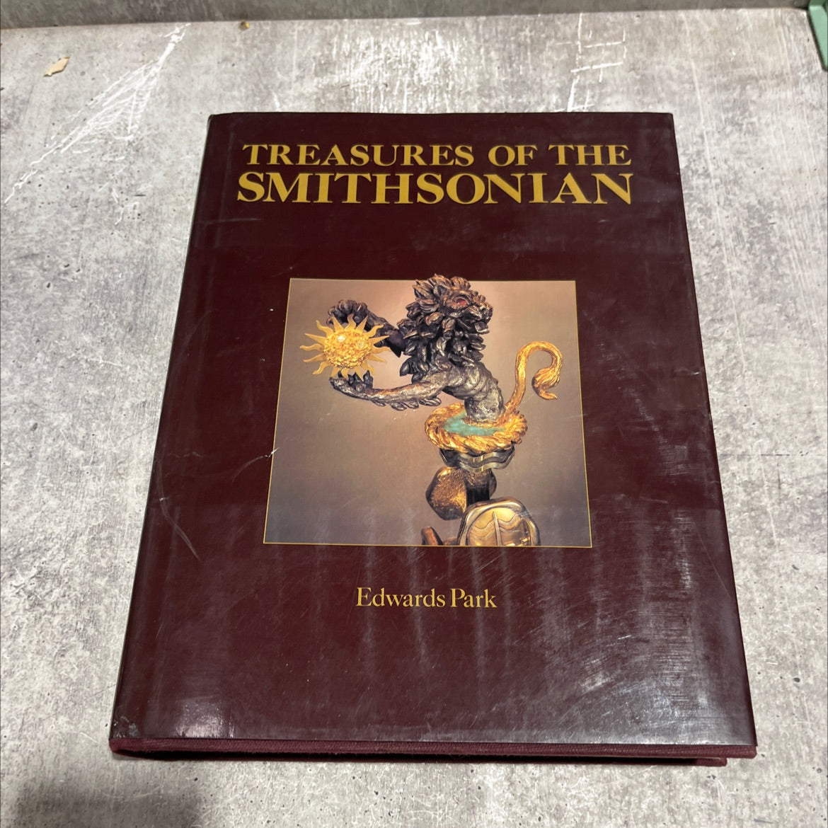 treasures of the smithsonian book, by edwards park, 1983 Leather image 1