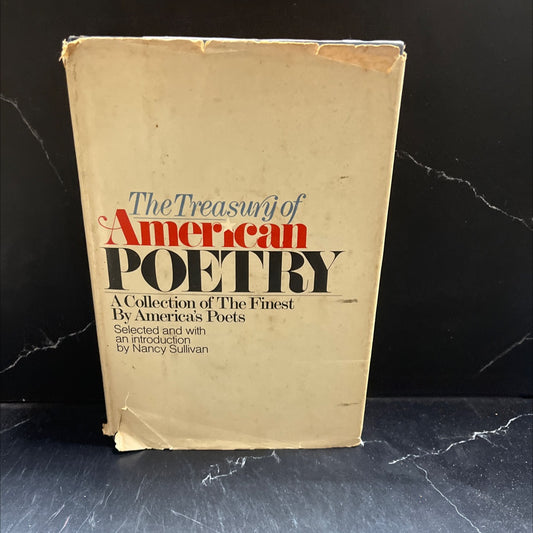 treasury of american poetry book, by nancy sullivan, 1978 Hardcover image 1