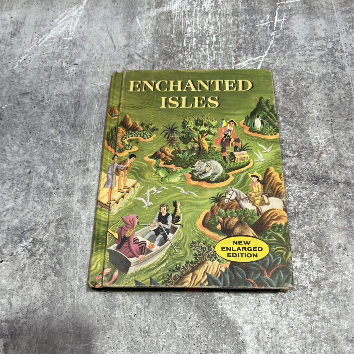 treasury of literature-readtext series enchanted isles book, by eleanor m. johnson, leland b. jacobs, 1960 Hardcover image 1