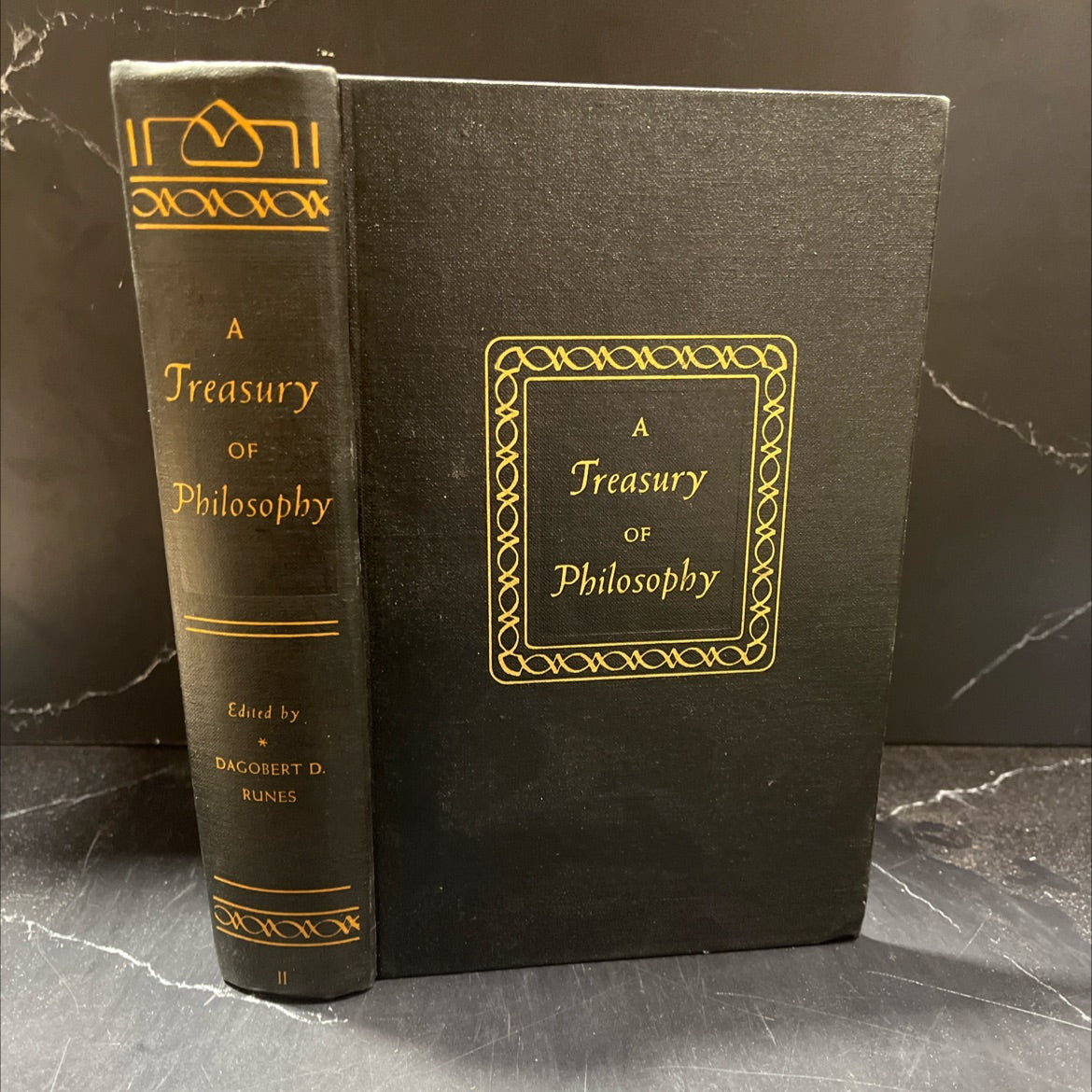 treasury of philosophy volume ii book, by dagobert d. runes, 1955 Hardcover image 1