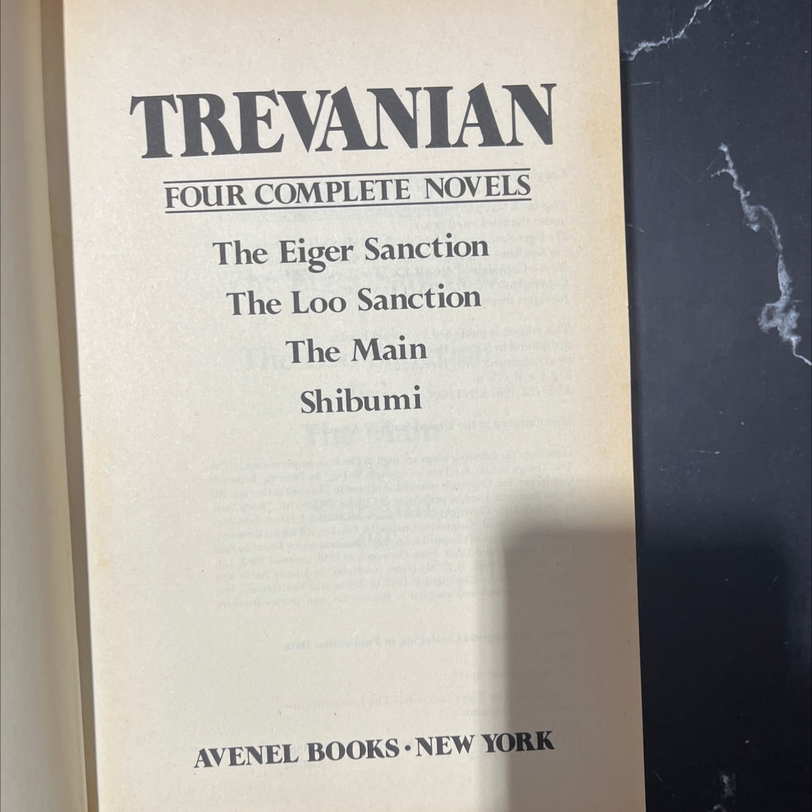 trevanian four complete novels book, by trevanian, 1981 Hardcover image 2
