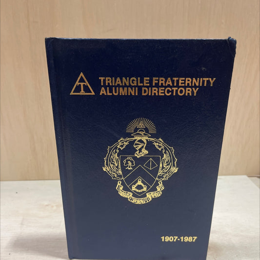 triangle fraternity alumni directory book, by unknown, 1987 Hardcover image 1