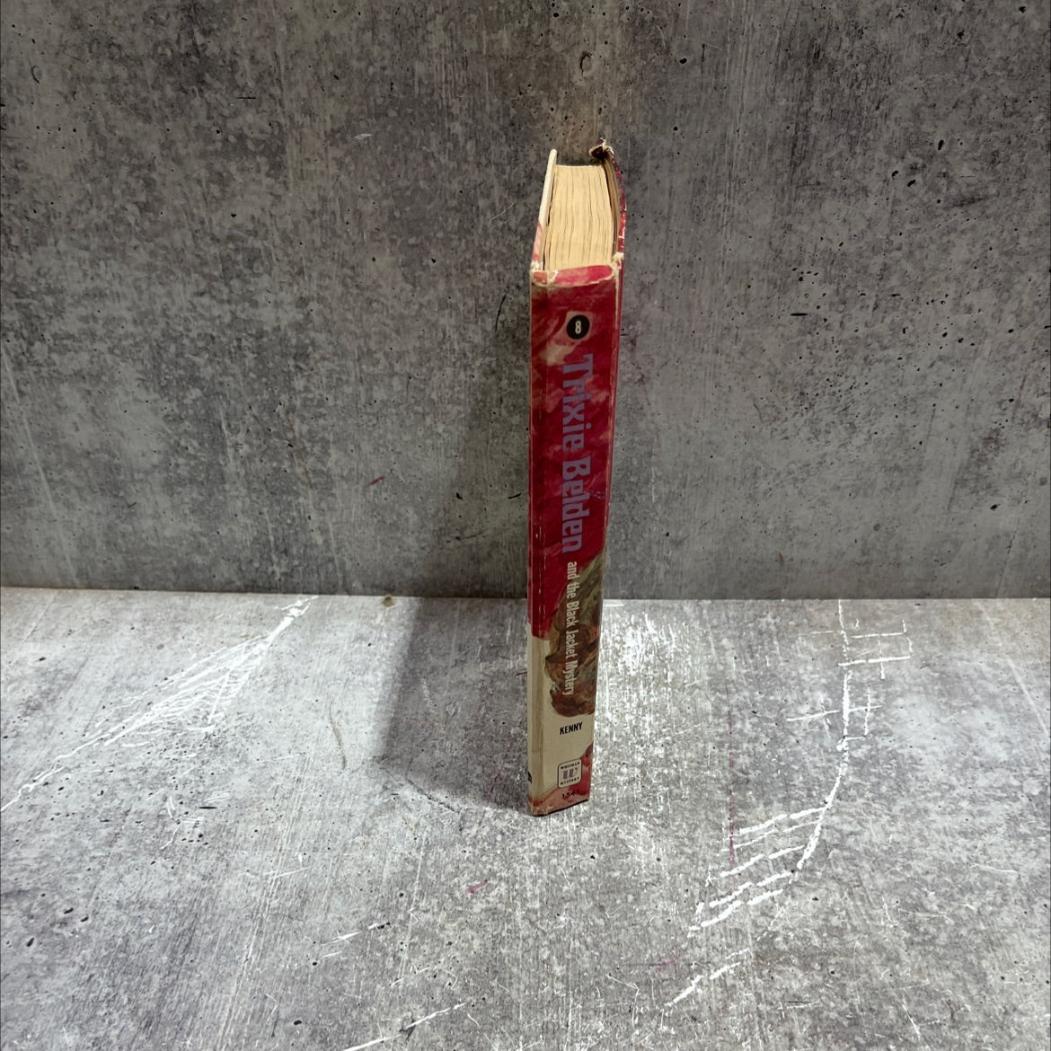 trixie belden and the black jacket mystery book, by kathryn kenny, 1970 Leather image 4