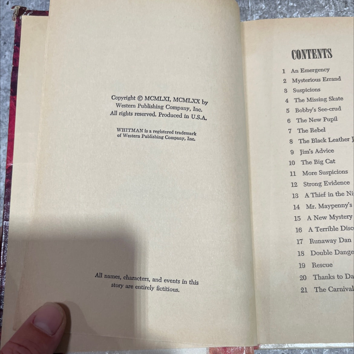 trixie belden and the black jacket mystery book, by kathryn kenny, 1970 Leather image 3