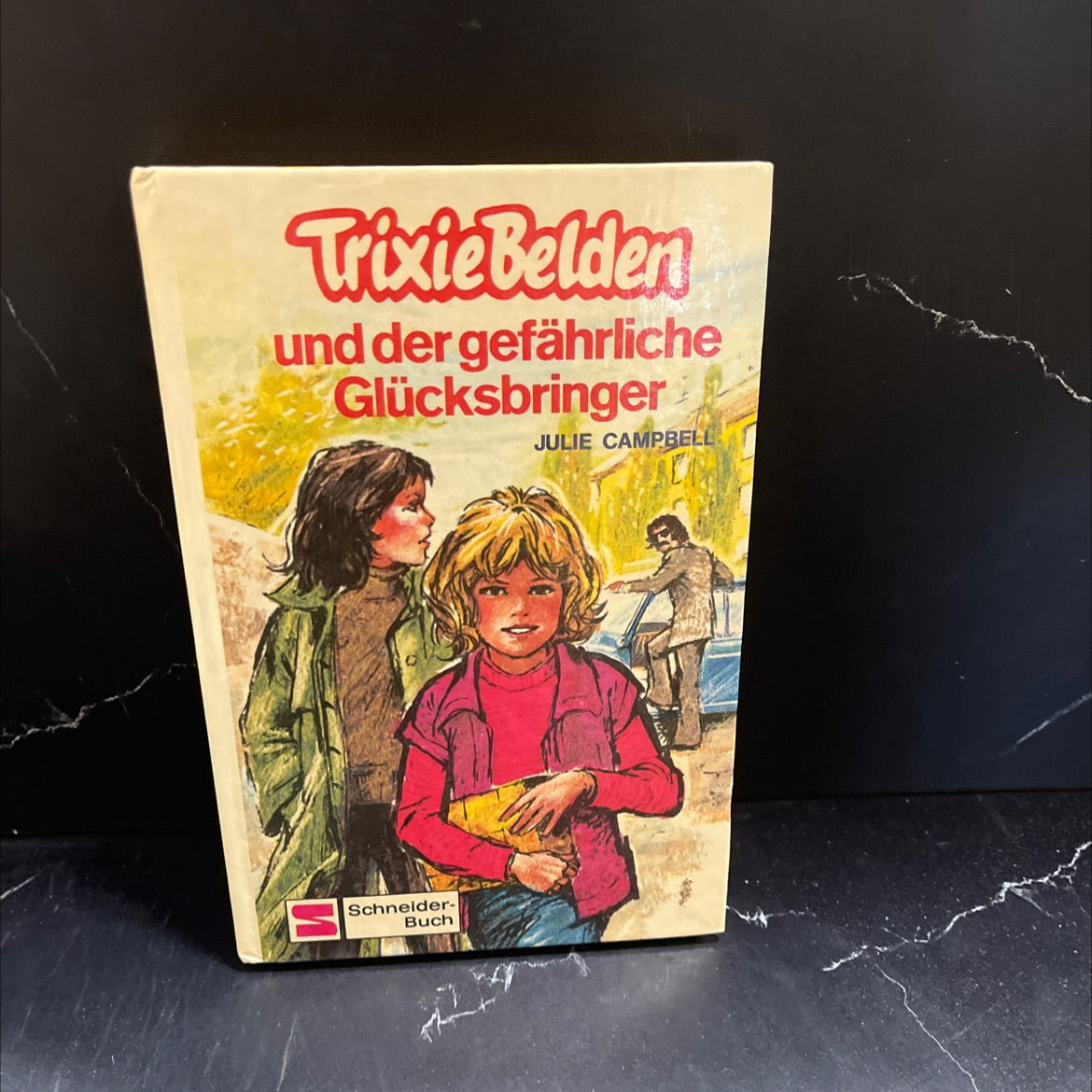 trixie belden and the dangerous lucky charm book, by julie campbell, unknown Hardcover image 1