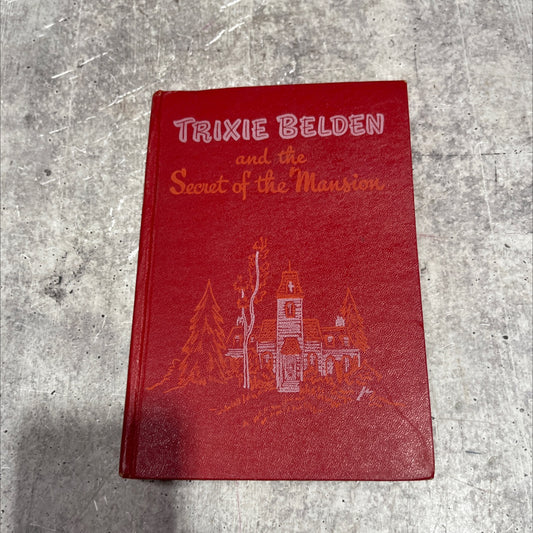 trixie belden and the secret of the mansion book, by julie campbell, 1948 Hardcover image 1