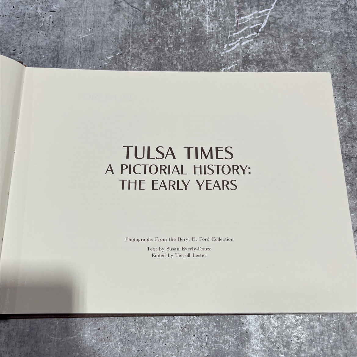 tulsa times a pictorial history: the early years book, by susan everly-douze, 1986 Hardcover image 2