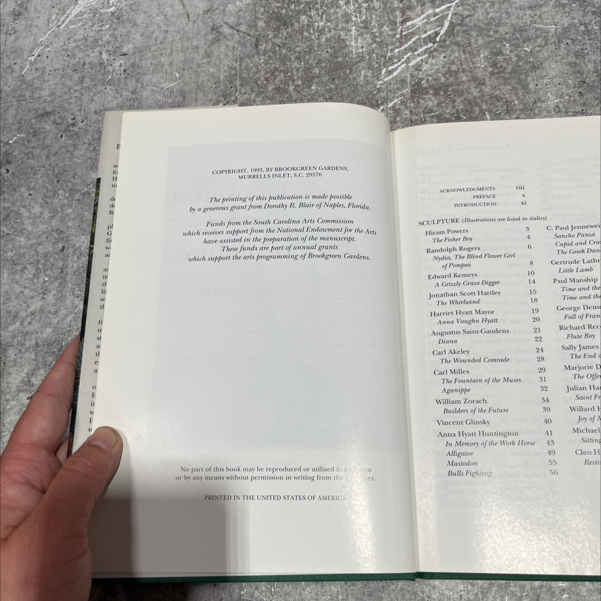 turner milles hardey 19 brookgreen gardens sculpture book, by robin r. salmon, 1993 Hardcover image 3