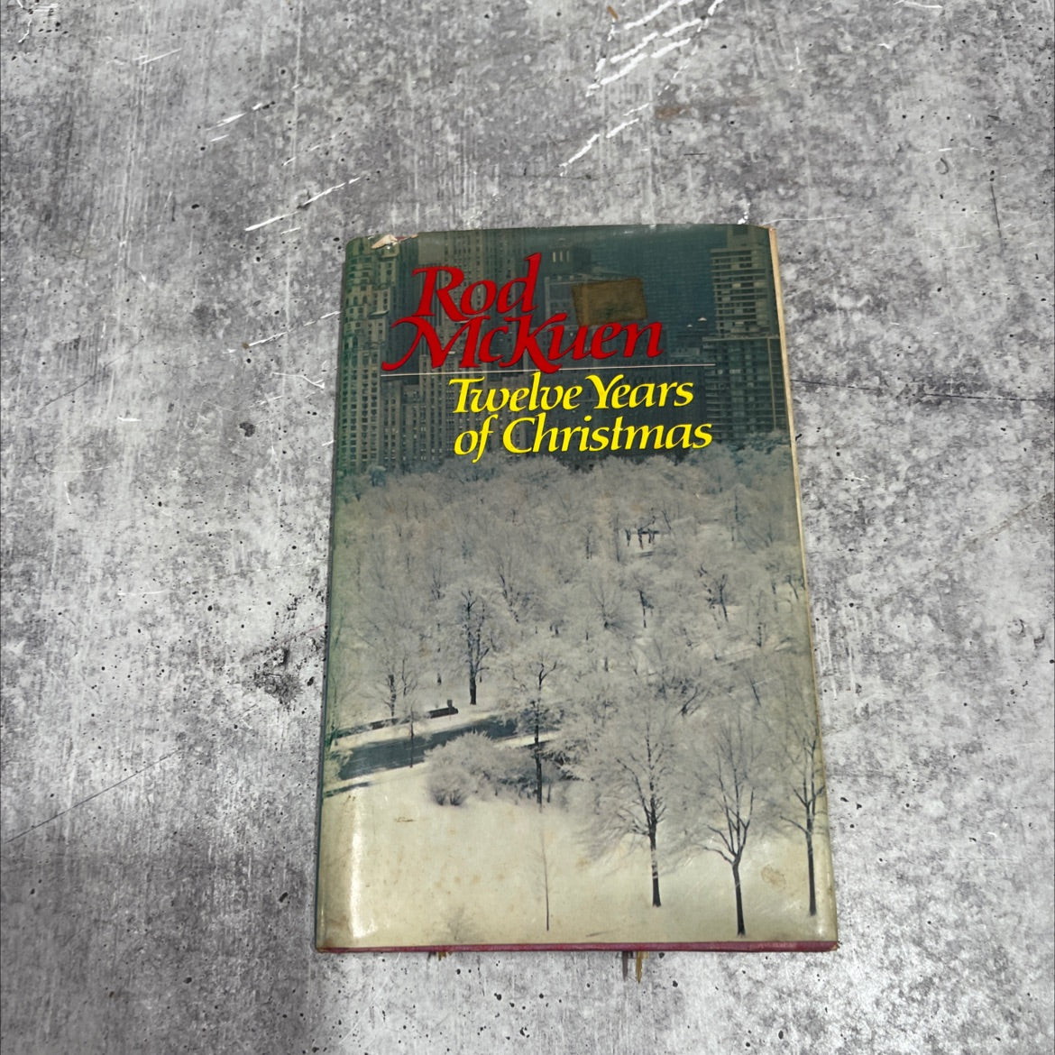 twelve years of christmas book, by Rod McKuen, 1969 Hardcover image 1
