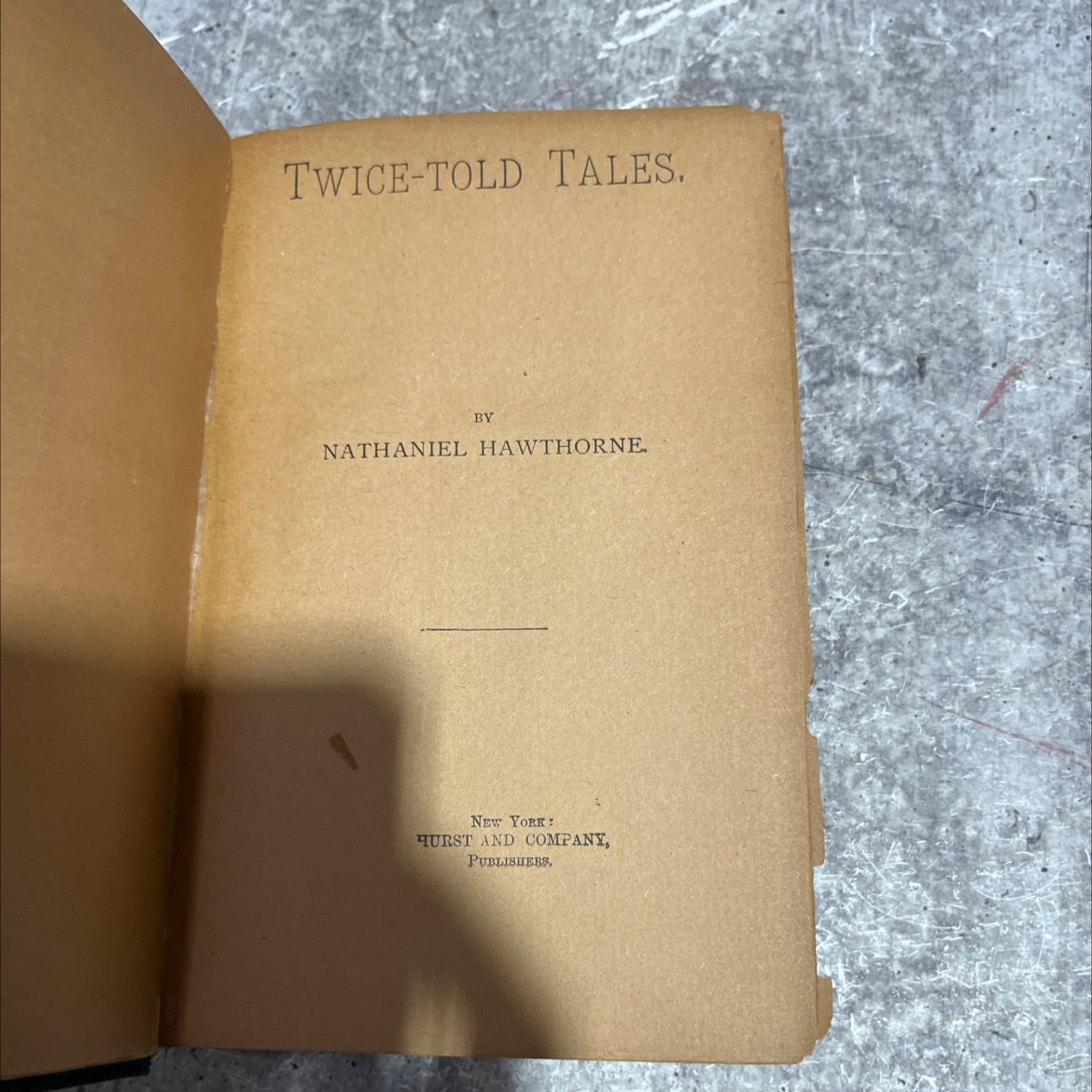 twice-told tales book, by nathaniel hawthorne, 1970 Hardcover image 2