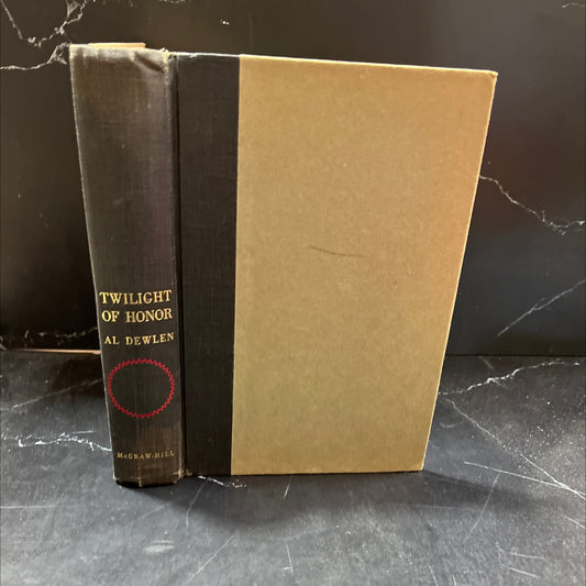 twilight of honor book, by al dewlen, 1961 Hardcover, Vintage image 1
