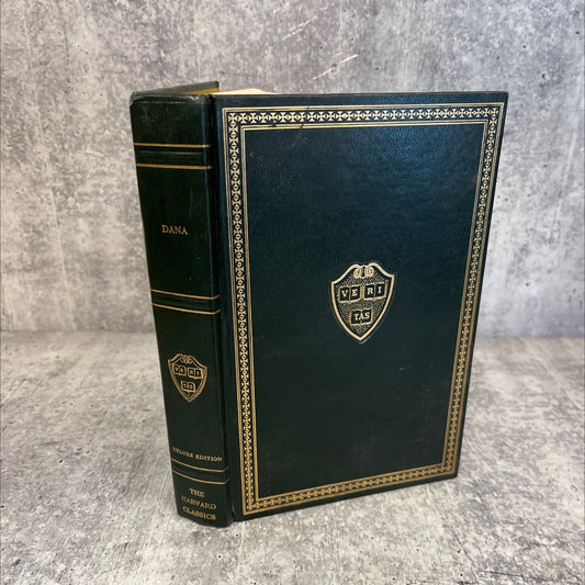 two years before the mast and twenty-four years after book, by r. h. dana, jr., 1937 Leather, Vintage image 1
