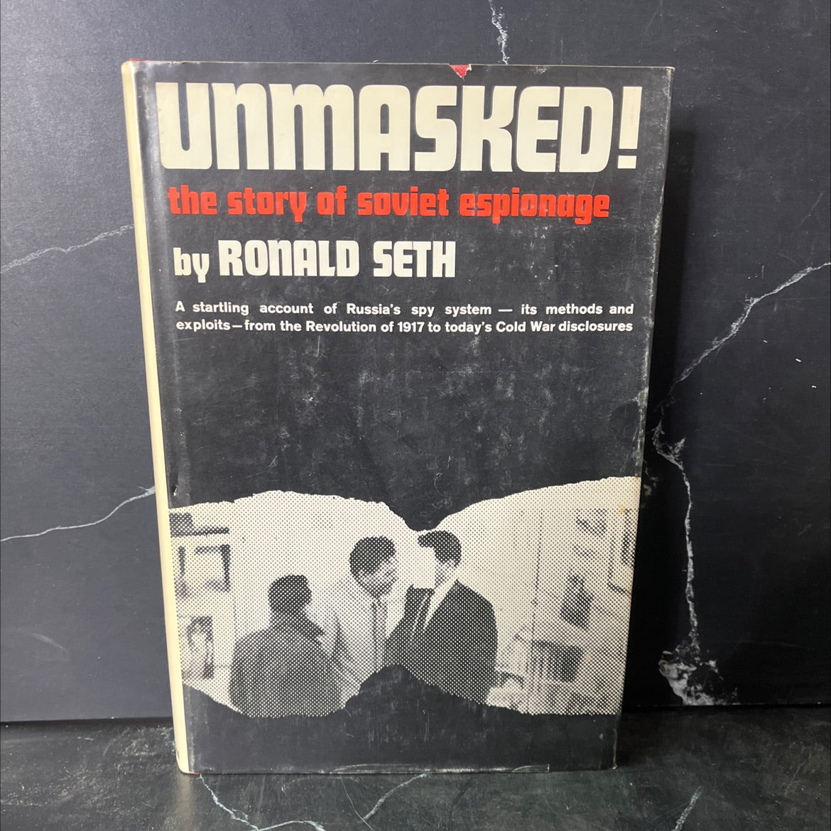un masked! the story of soviet espionage book, by ronald seth, 1965 Hardcover, Vintage image 1