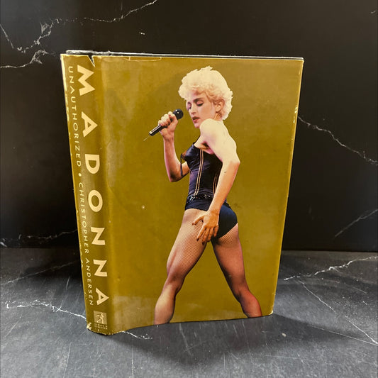 unauthorized biography of madonna book, by christopher andersen, 1991 Hardcover image 1