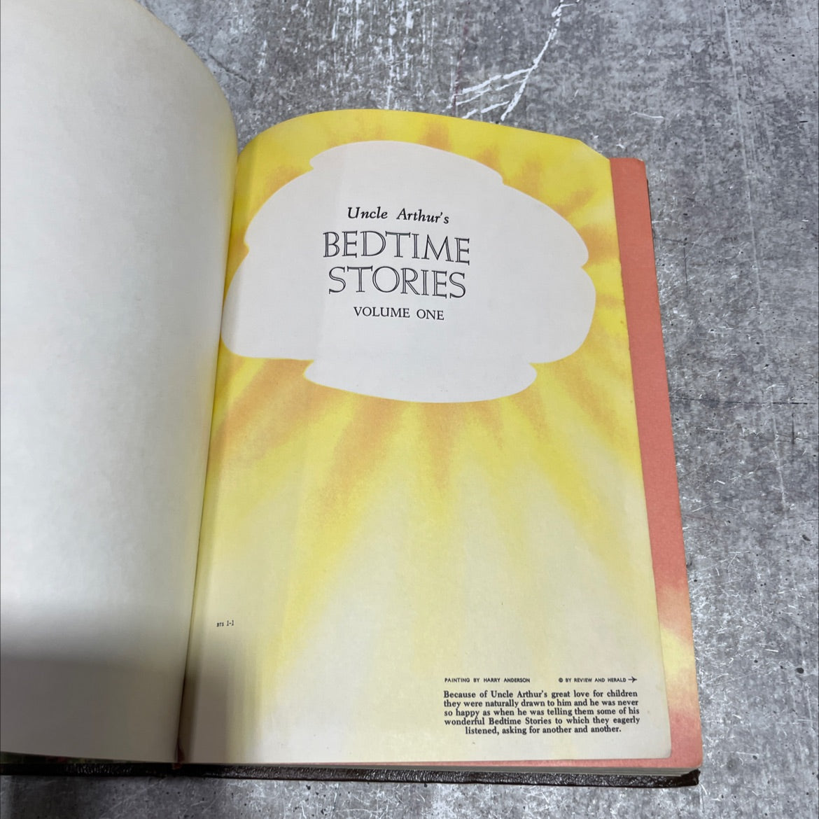 uncle arthur's bedtime stories volume one book, by unknown, 1964 Hardcover image 2