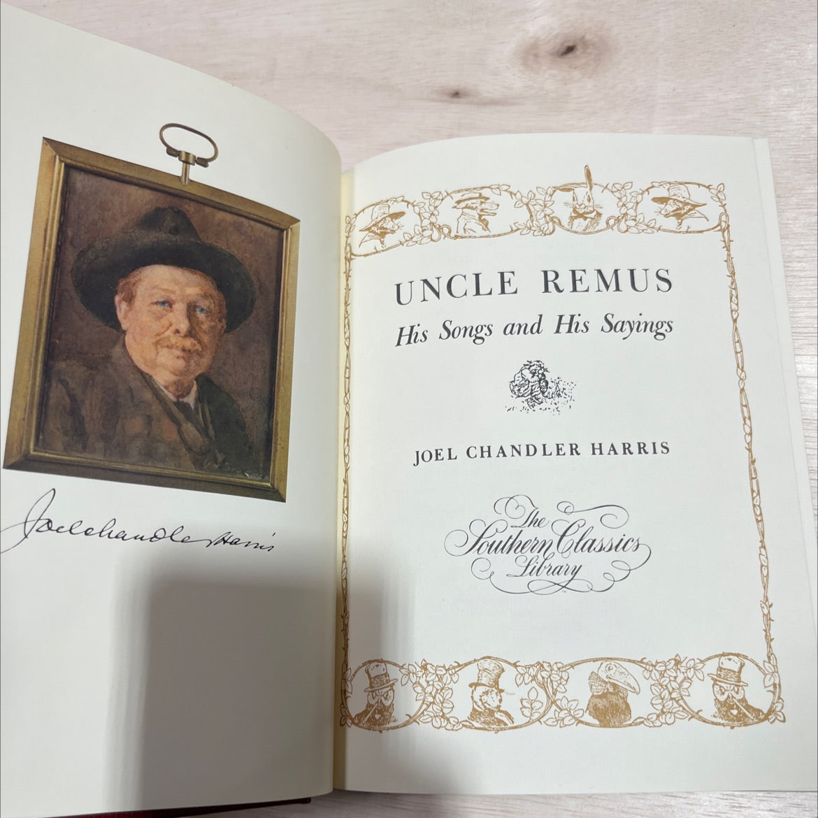 uncle remus his songs and his sayings book, by joel chandler harris, 1983 Leather image 2