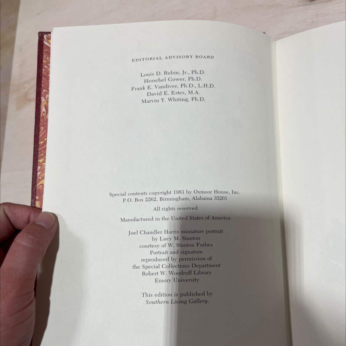 uncle remus his songs and his sayings book, by joel chandler harris, 1983 Leather image 3