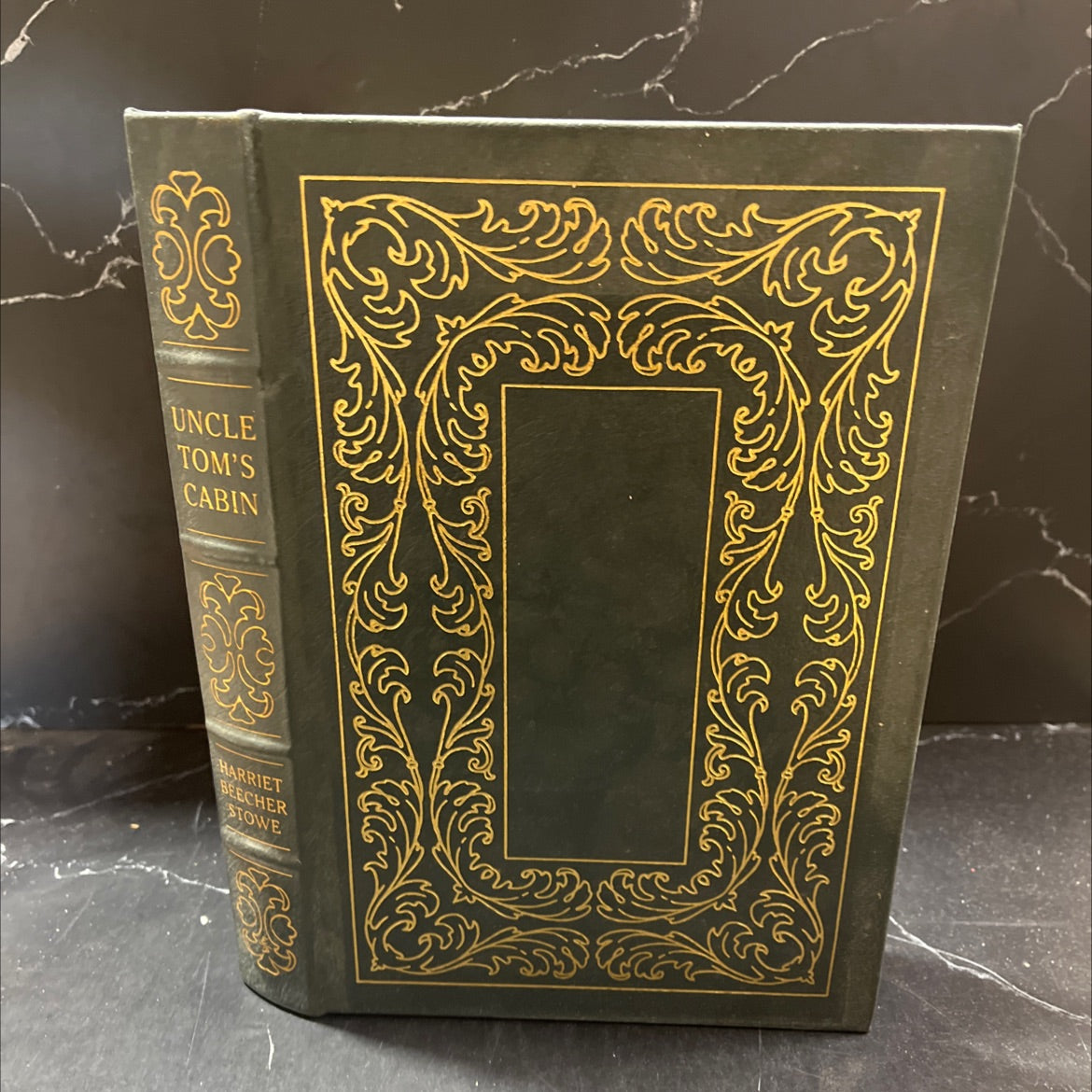 uncle tom's cabin; or, life among the lowly book, by harriet beecher stowe, 1966 Leather image 1