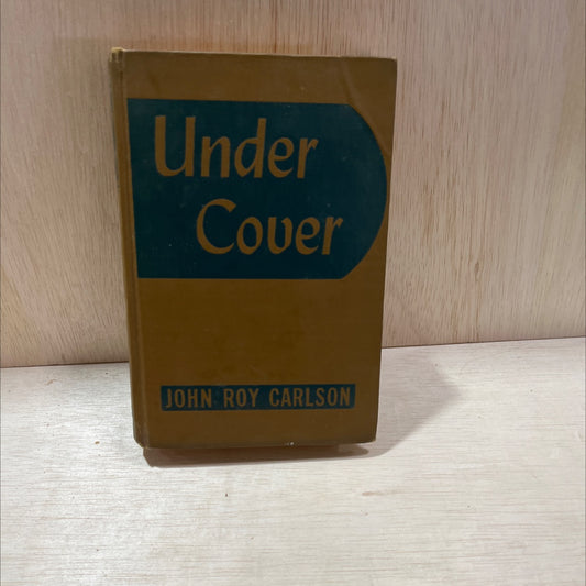 under cover book, by john roy carlson, 1943 Hardcover, Vintage image 1