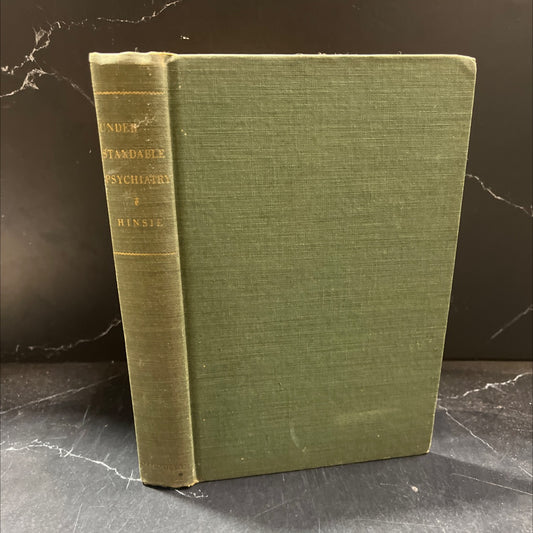 understandable psychiatry book, by leland e. hinsie, m.d., 1950 Hardcover image 1
