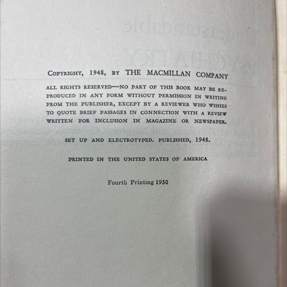 understandable psychiatry book, by leland e. hinsie, m.d., 1950 Hardcover image 3