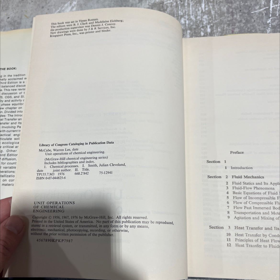 unit operations of chemical engineering book, by warren lee mccabe, julian c. smith, 1976 Hardcover image 3