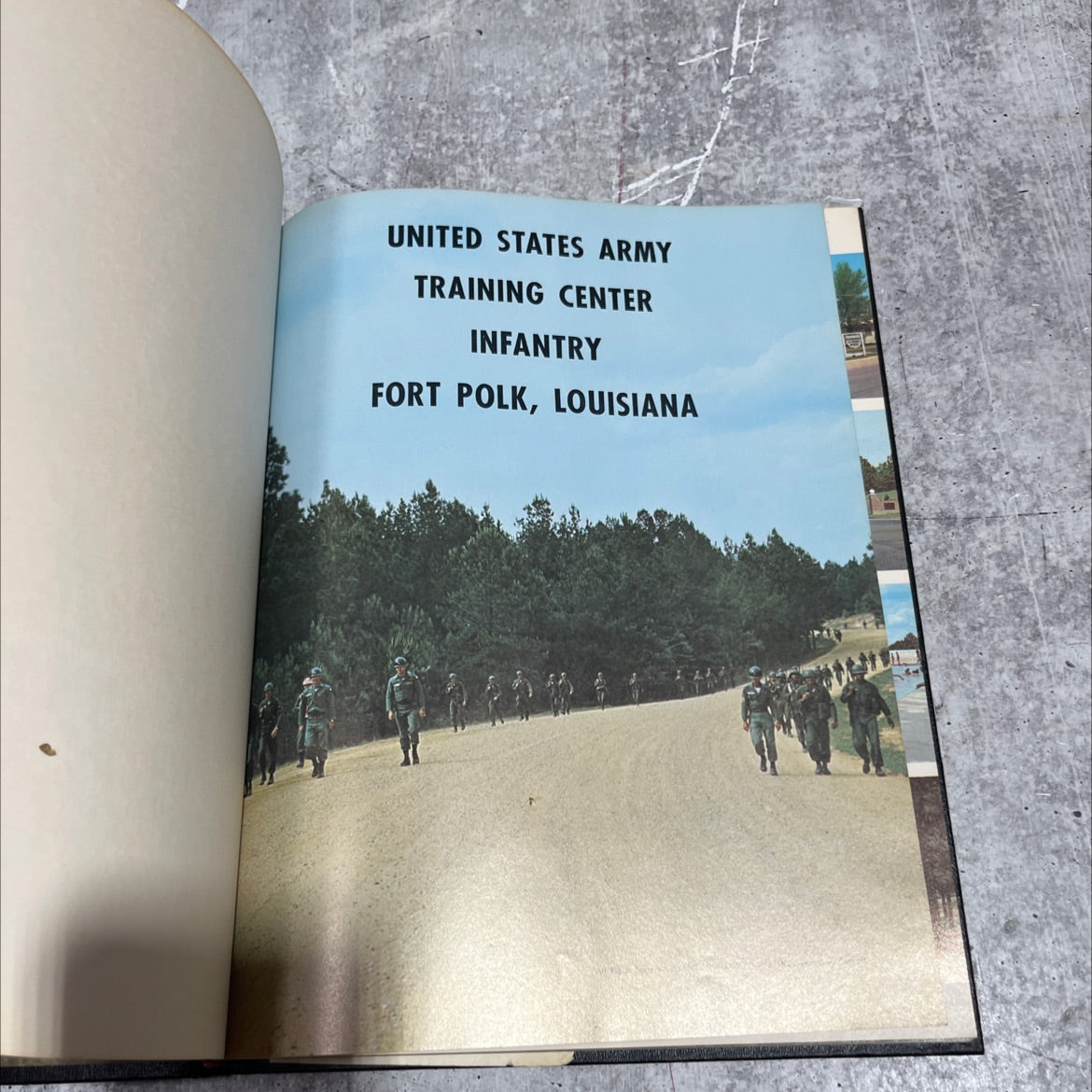 united states army training center infantry fort polk, louisiana book, by unknown, 1970 Hardcover image 2