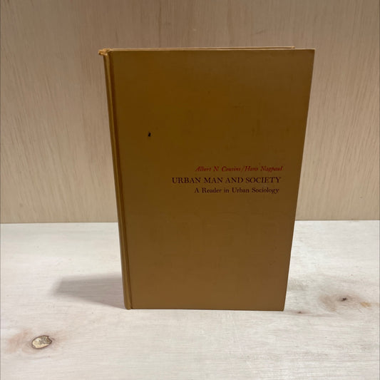 urban man and society book, by albert n. cousins and hans nagpaul, 1970 Hardcover image 1