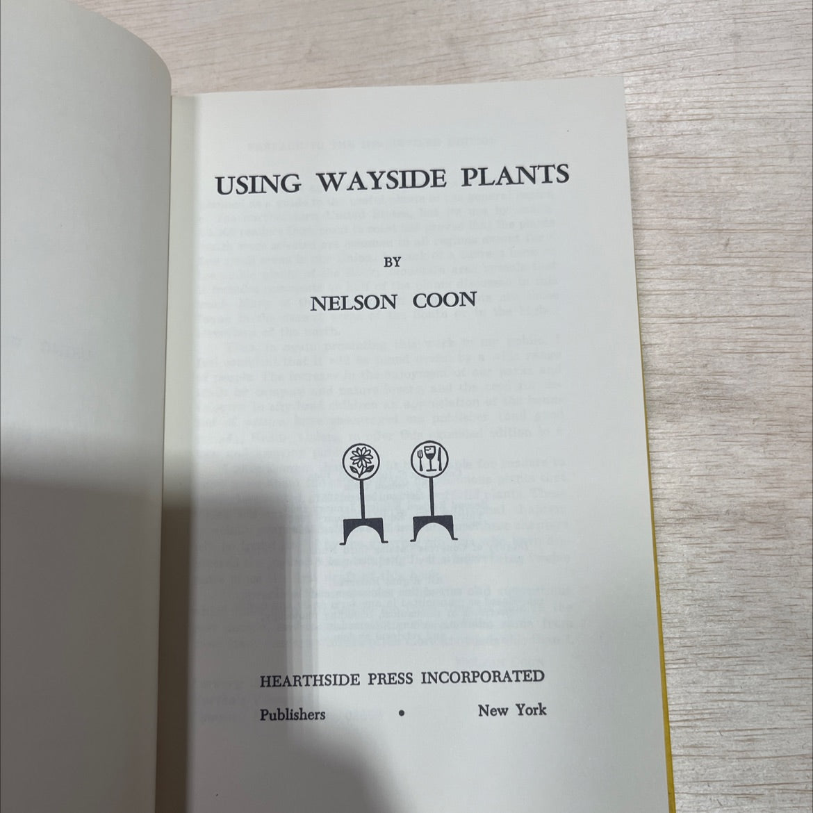 using wayside plants book, by nelson coon ii, 1969 Hardcover image 2