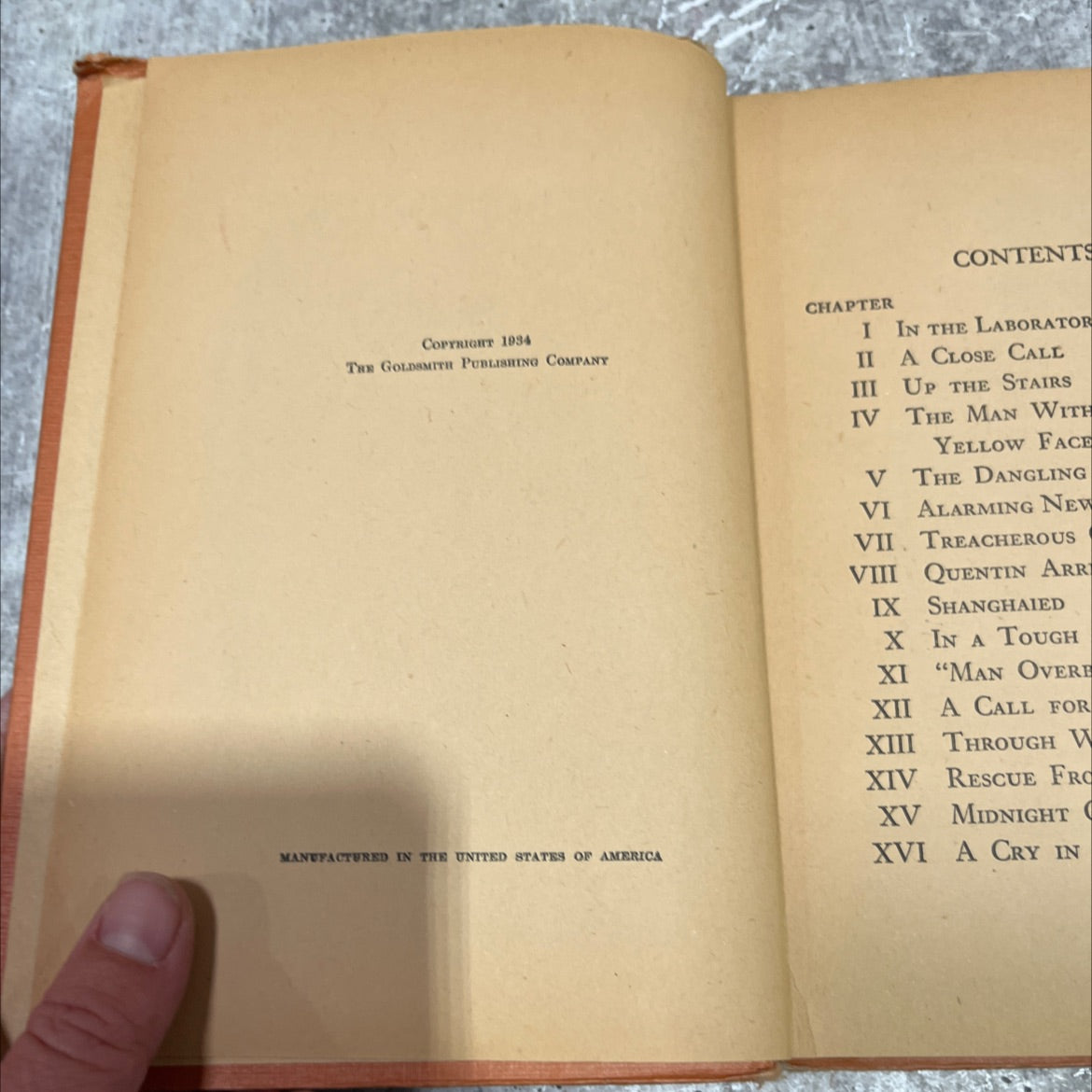 vanishing liner book, by george morse, 1934 Hardcover image 3