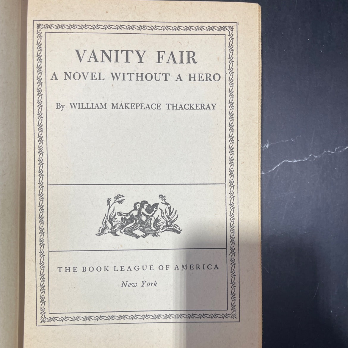 vanity fair a novel without a hero book, by william makepeace thackeray, 1970 Hardcover image 2