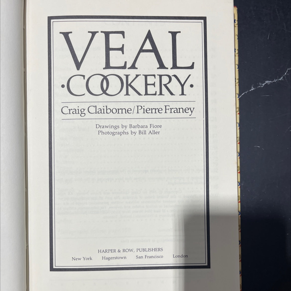 veal cookery book, by Craig Claiborne, Pierre Franey, 1978 Hardcover image 2
