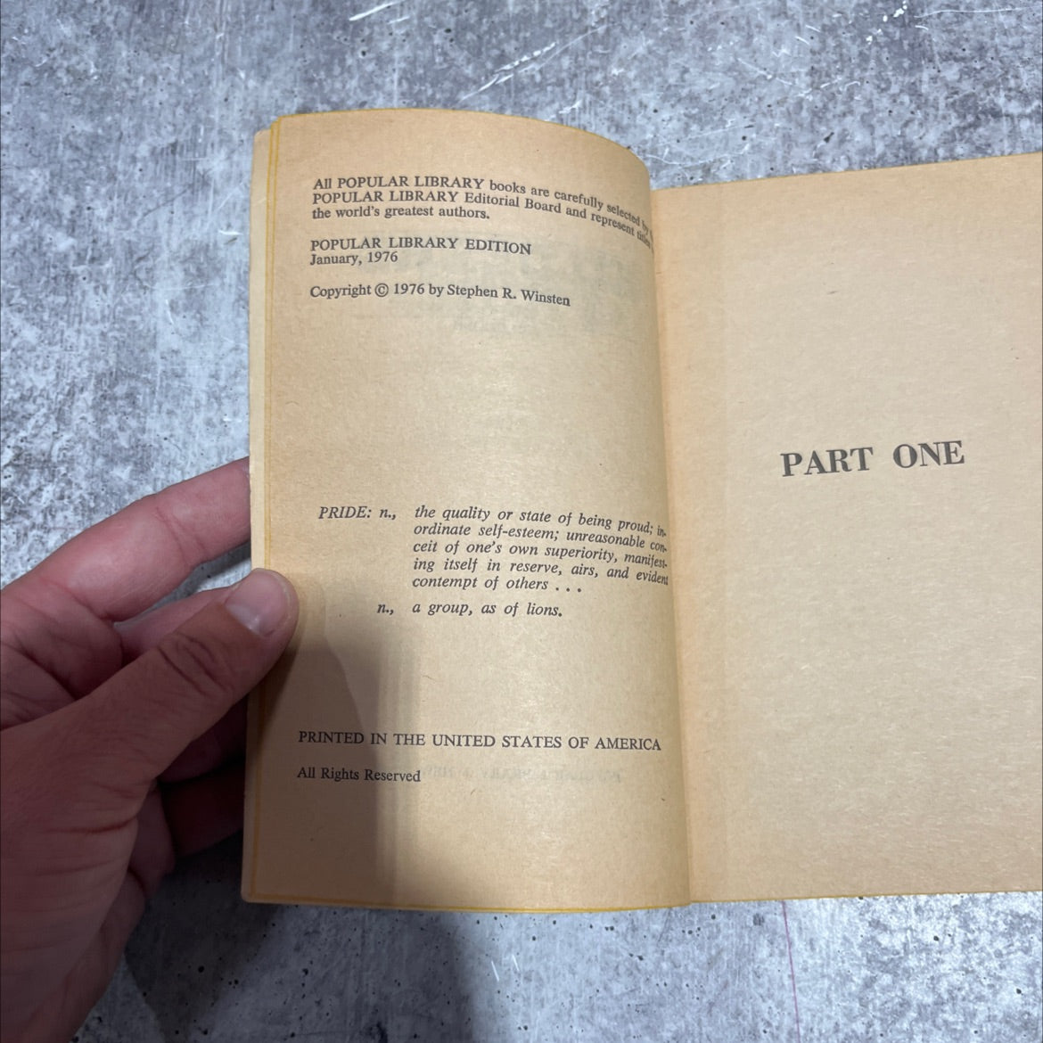 vengeance is mine book, by Jed Cross, 1976 Paperback image 3