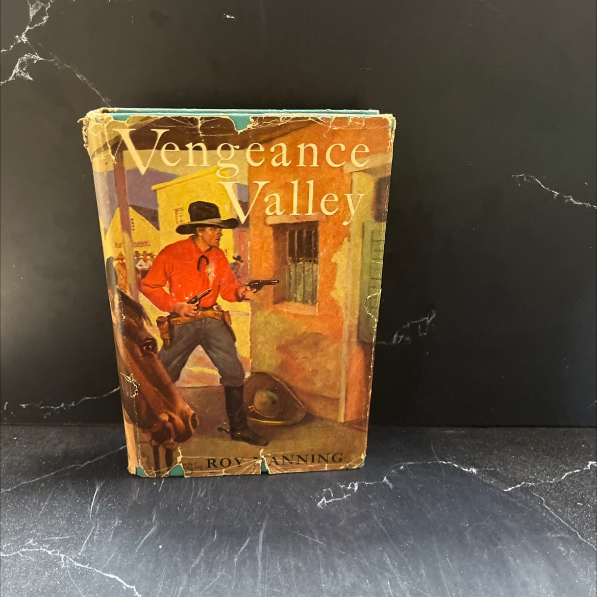 vengeance valley book, by roy manning, 1947 Hardcover image 1