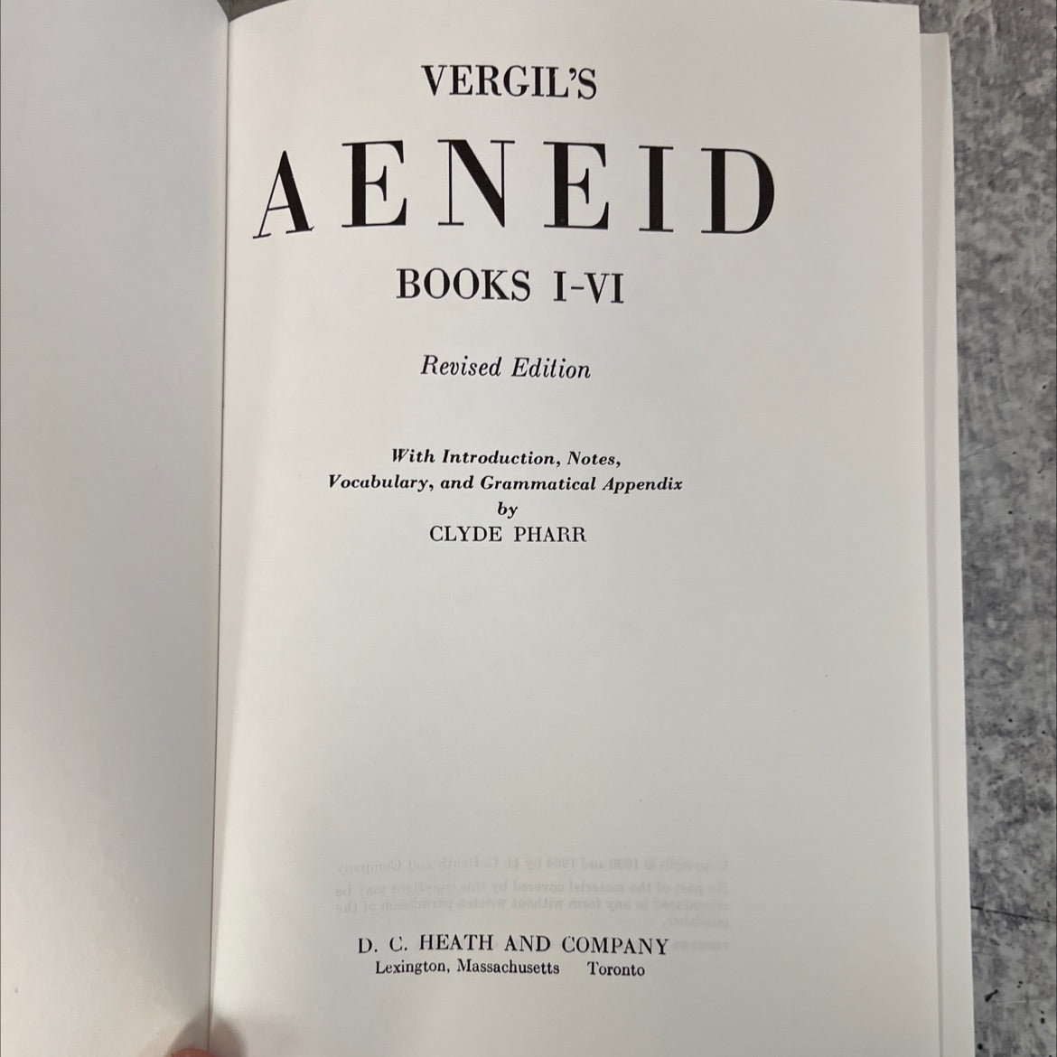vergil's aeneid books i-vi revised edition with introduction, notes, vocabulary, and grammatical appendix book, by image 2