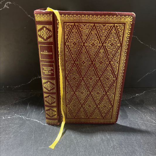 very good, jeeves! book, by p. g. wodehouse, 1970 Leather image 1